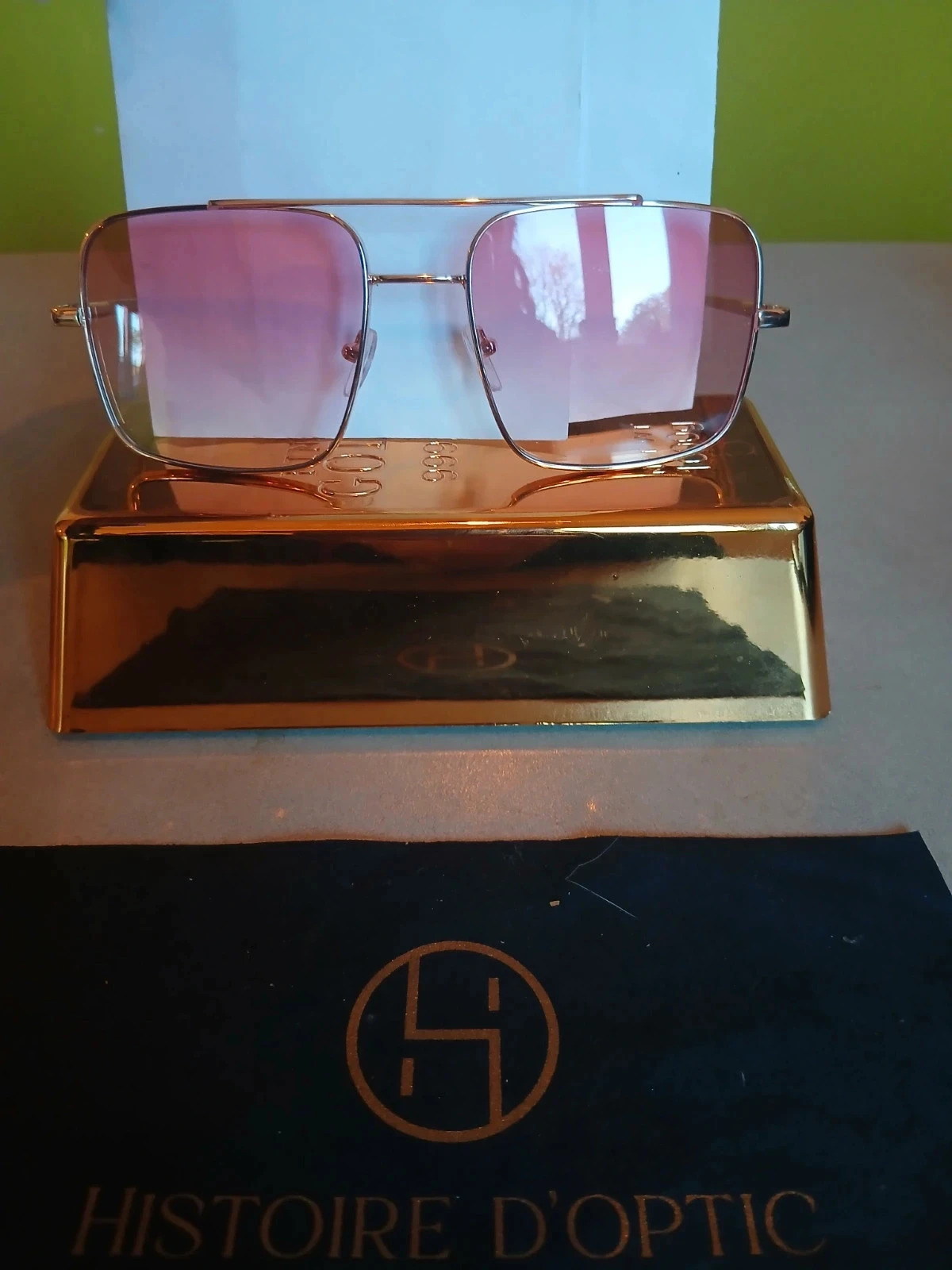 Lunettes de Soleil Luxe - Modèle CV2007 (Style "Histoire d'Optic")